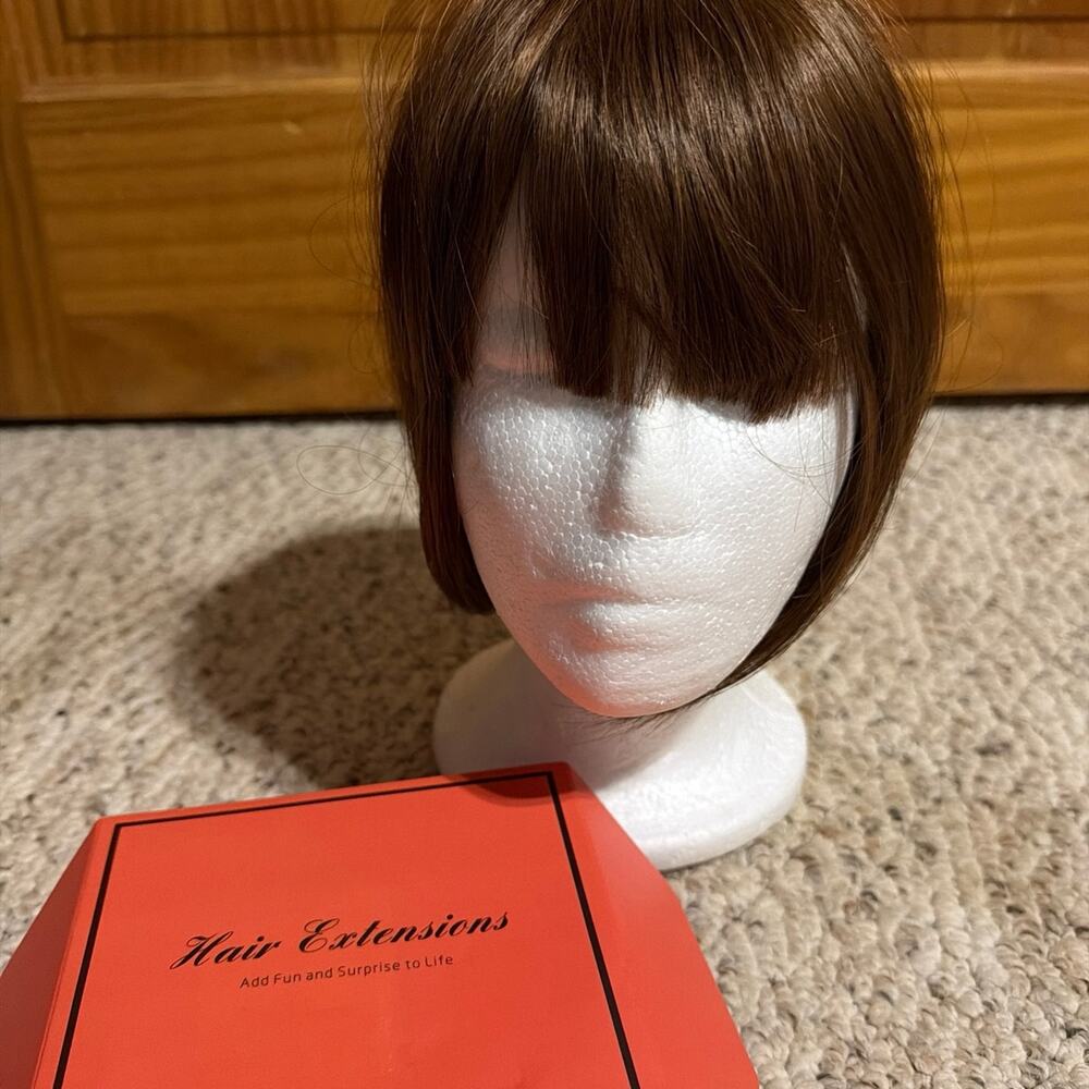 Synthetic hair topper for thinning hair light Brown!